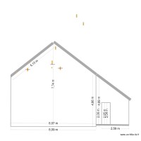 Plan fa&ccedil;ade Sud ouest V1