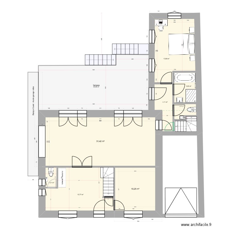 Projet_RDF_RDC_Révision_3.1. Plan de 8 pièces et 113 m2
