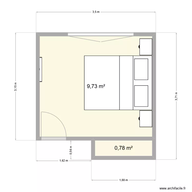 maison parent. Plan de 2 et 11 m² maison parent. Plan de 2 et 11 m²