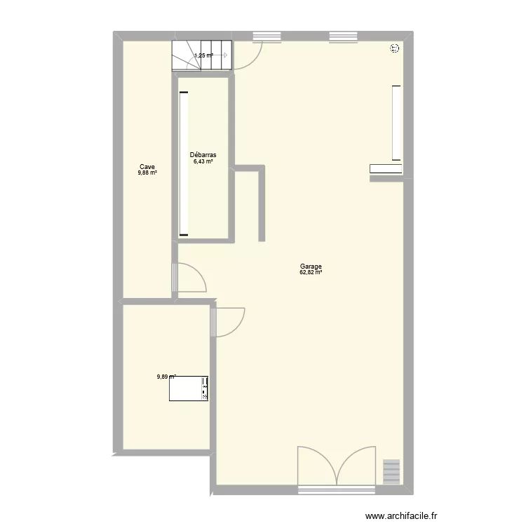 vauvillers sous sol. Plan de 5 et 90 m² vauvillers sous sol. Plan de 5 et 90 m²