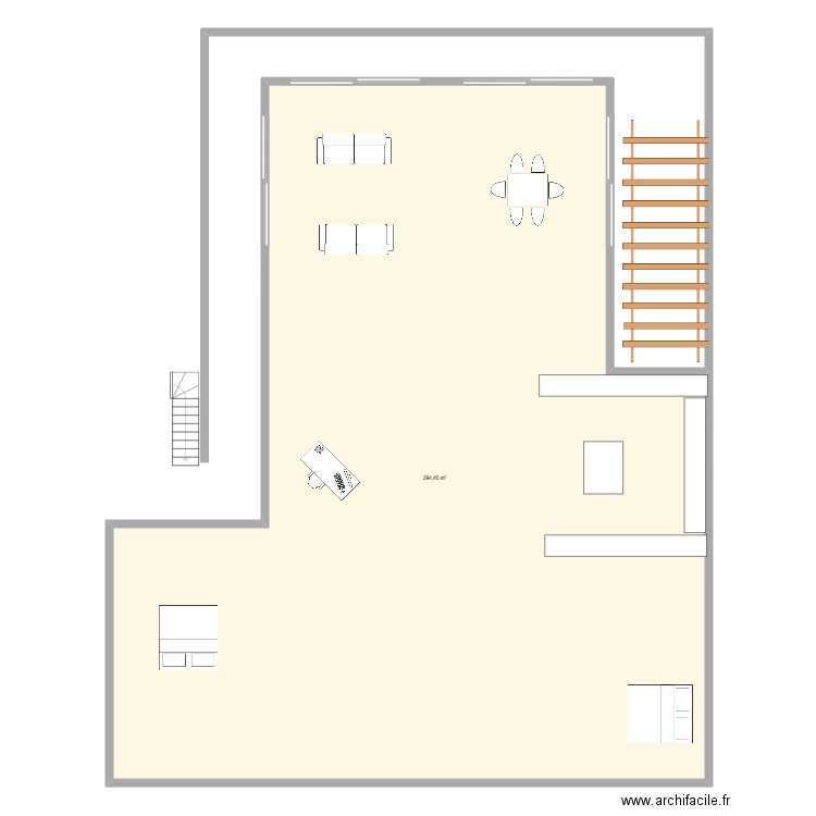 yahoue 2026 3. Plan de 1 pièce et 294 m2
