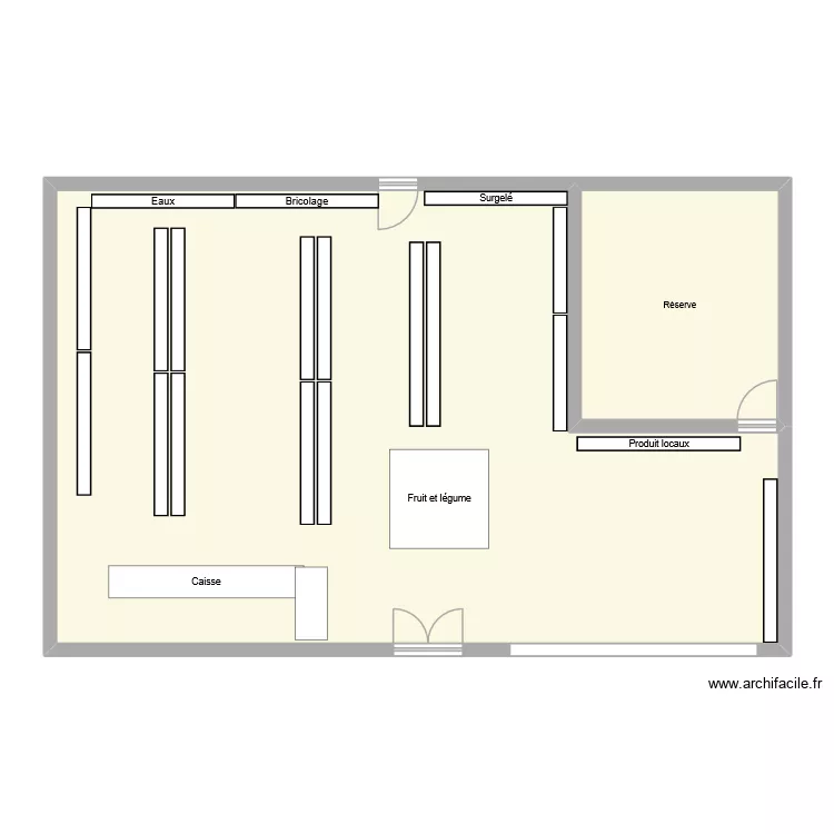 VIVAL. Plan de 2  et 131 m²