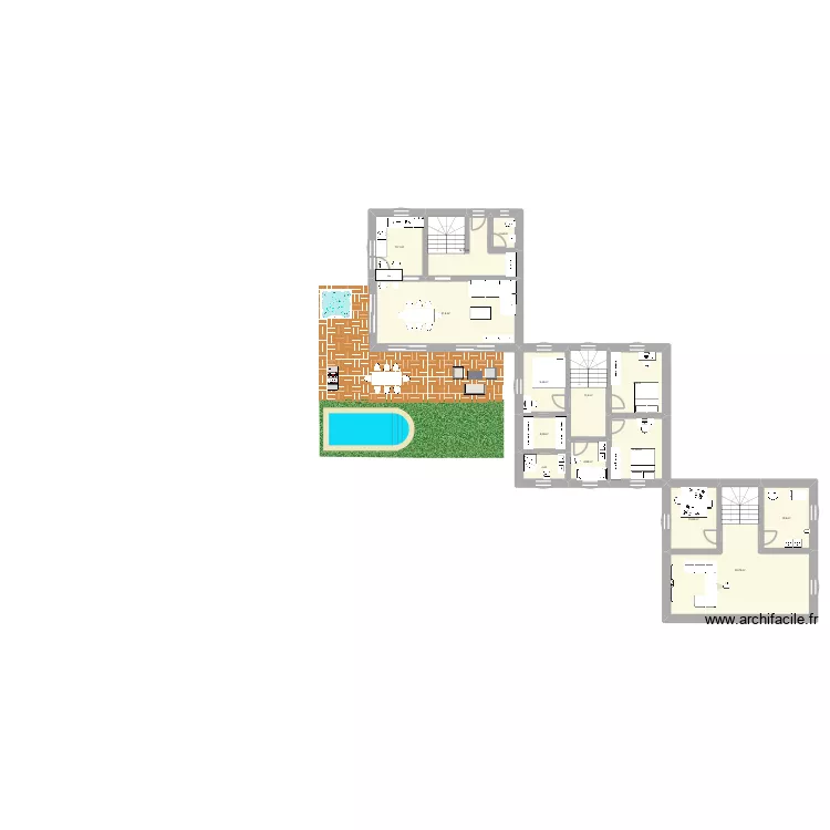 Maison épalinges. Plan de 14 et 178 m² Maison épalinges. Plan de 14 et 178 m²