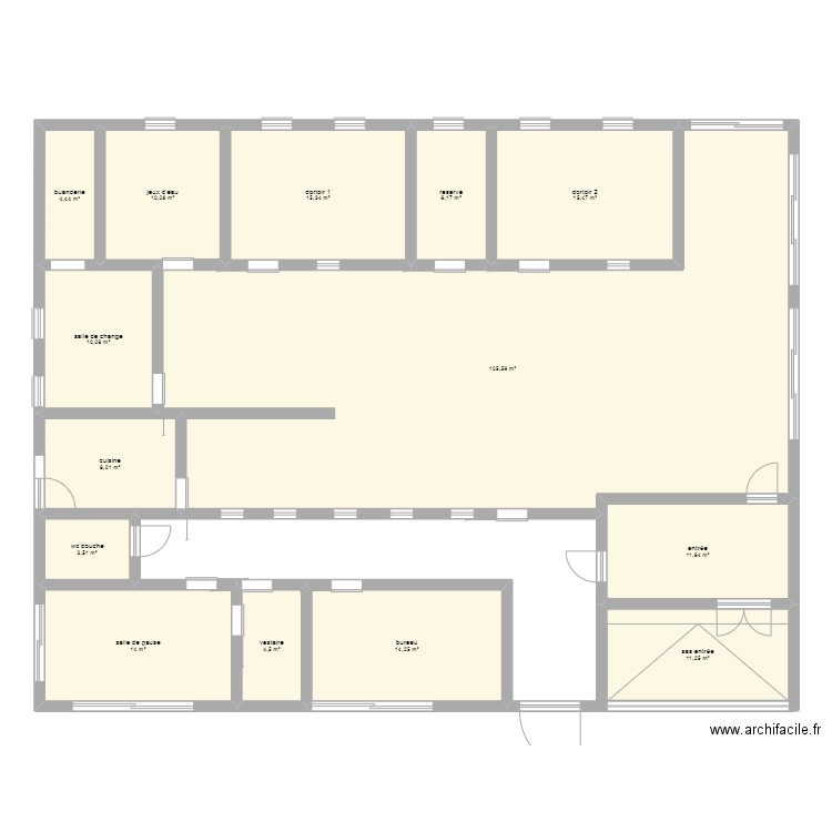 aux petites cabanes. Plan de 0 pièce et 0 m2