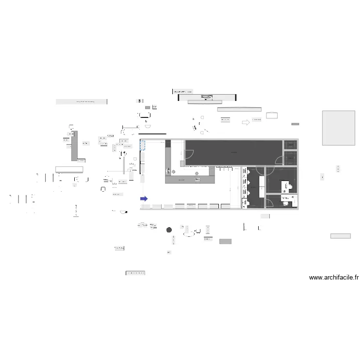 PLAN boutique avec coin telephonie. Plan de PLAN boutique avec coin telephonie. Plan de