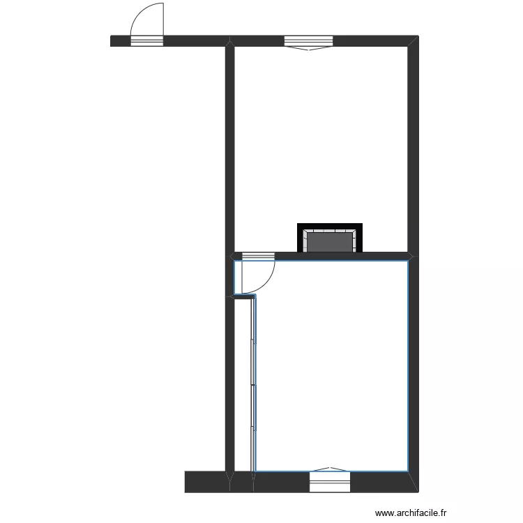 PERCIO VIGNOL 1. Plan de 3  et 43 m²