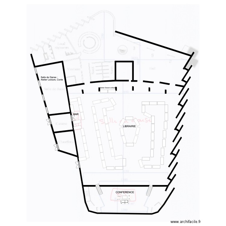CAMUS Salon du livre. Plan de 0 pièce et 0 m2