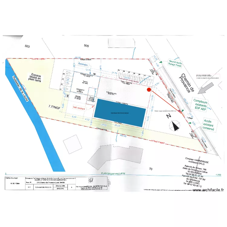 Plan OG immo. Plan de 