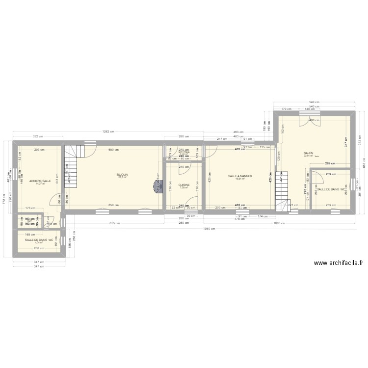 maison abense. Plan de 0 pièce et 0 m2