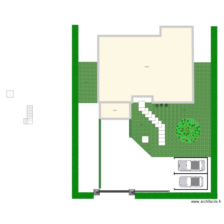 HOME. Plan de 2 pièces et 150 m2