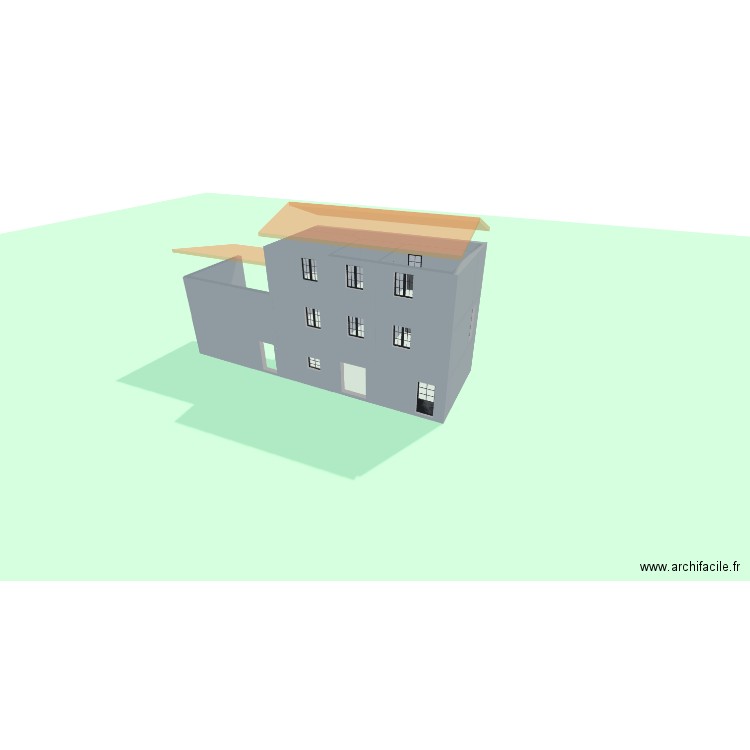 Lacaze. Plan de 11 pièces et 154 m2
