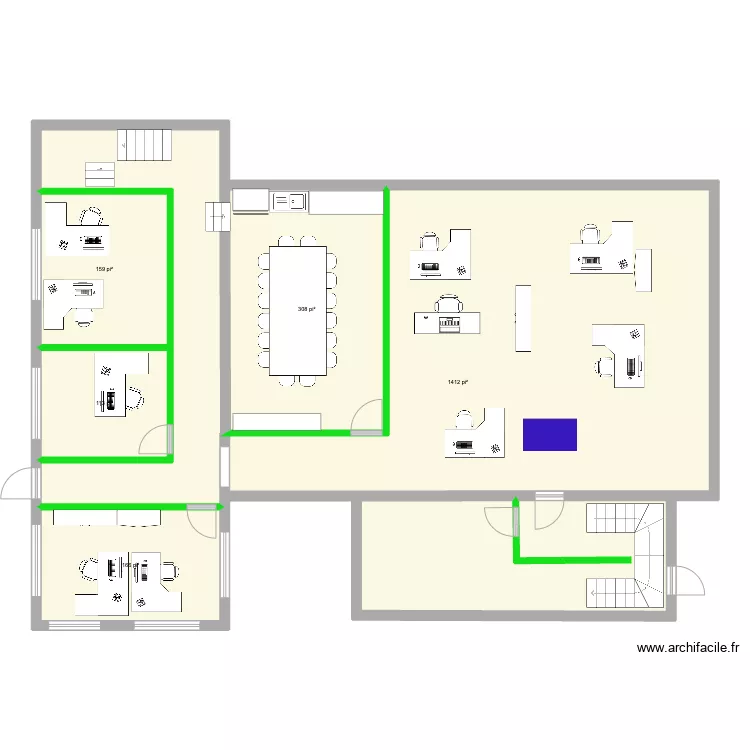225 Seigneuriale agrandissement SS 17 x 50. Plan de 225 Seigneuriale agrandissement SS 17 x 50. Plan de