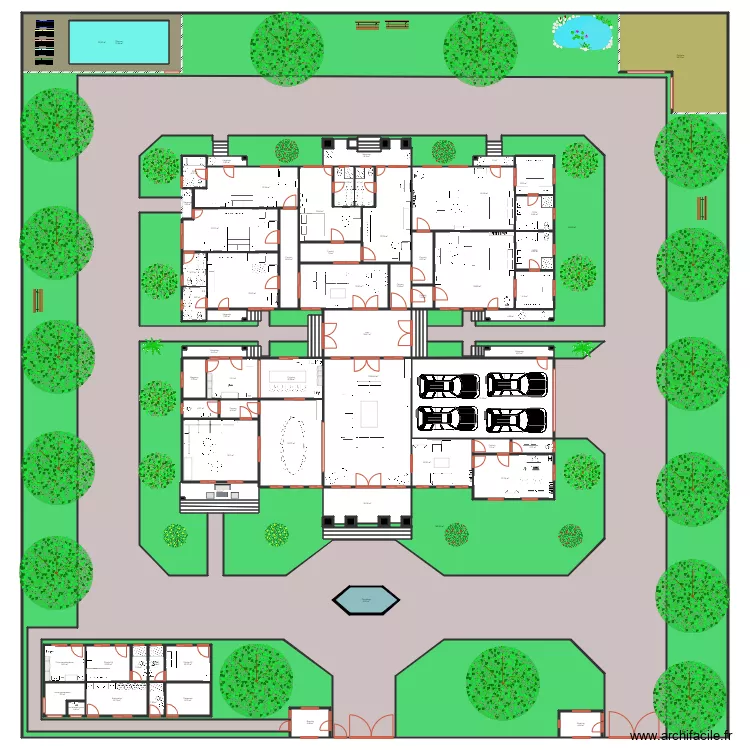 JCG 5 am&eacute;nagement . Plan de 