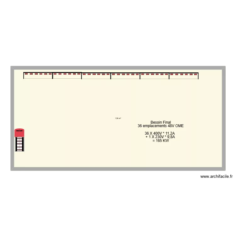 ID / AMAZON SDC 3 St l&eacute;ger sur Troyes 10. Plan de 1  et 136 m²