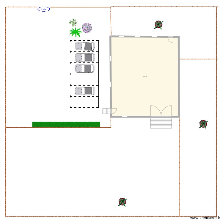 essai st germain. Plan de 1 pièce et 191 m2