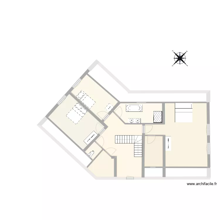 maffle &eacute;tage. Plan de 