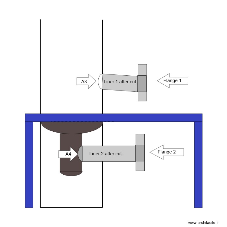 TPKI modif A3 et A4 de C530 after correction. Plan de 0 pièce et 0 m2