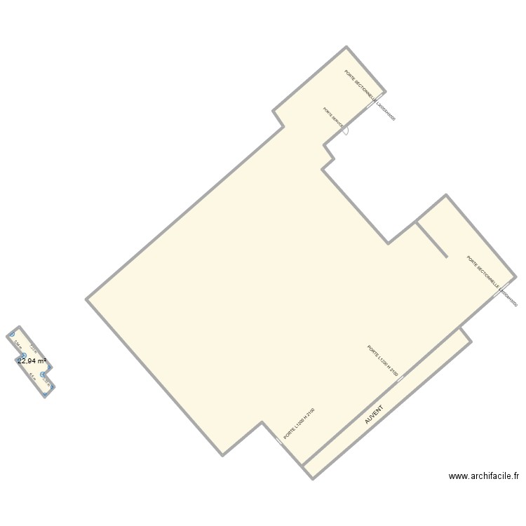 MARUIS. Plan de 3 pièces et 1764 m2