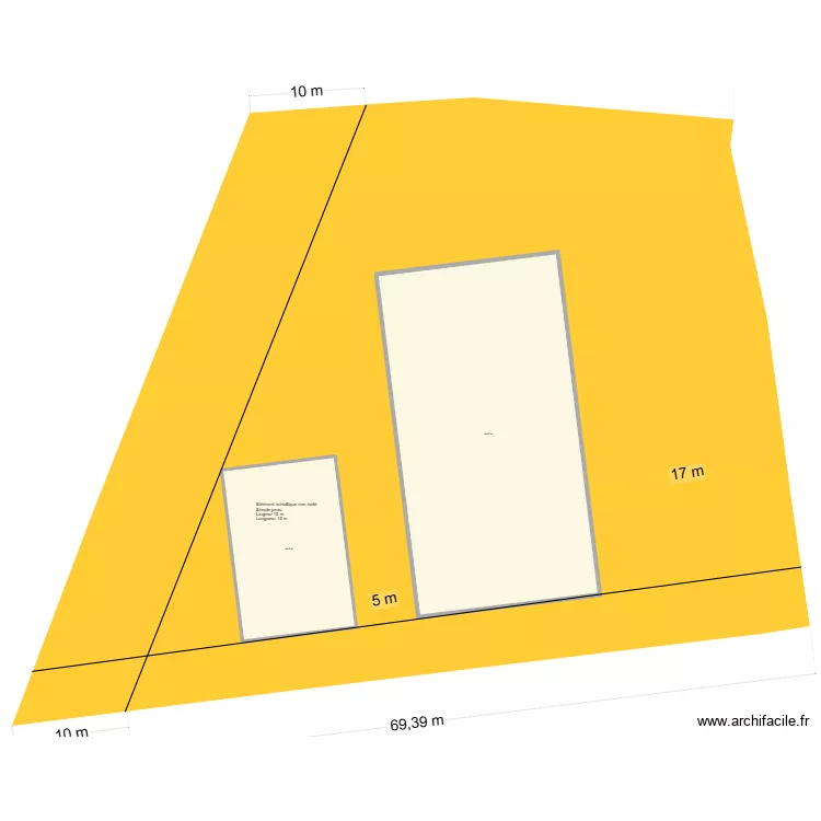 implantation. Plan de 2 Pièces et 607 m² implantation. Plan de 2 Pièces et 607 m²