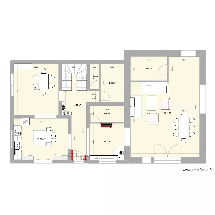 rdc montcet 5. Plan de rdc montcet 5. Plan de