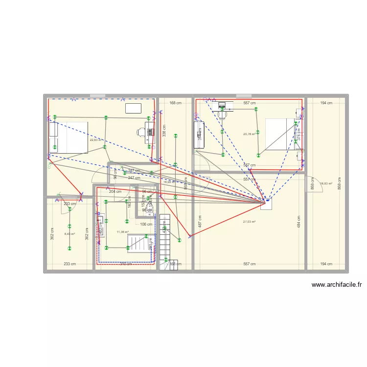 Villers Elec 2&egrave;me. Plan de 