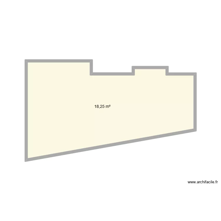 BIRAUD. Plan de 1  et 18 m²