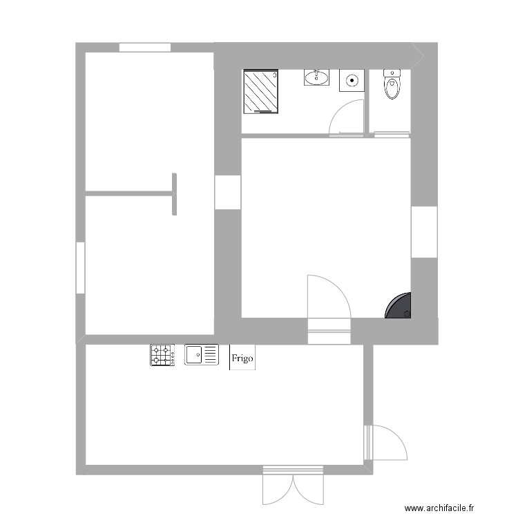 plans 1. Plan de 0 pièce et 0 m2