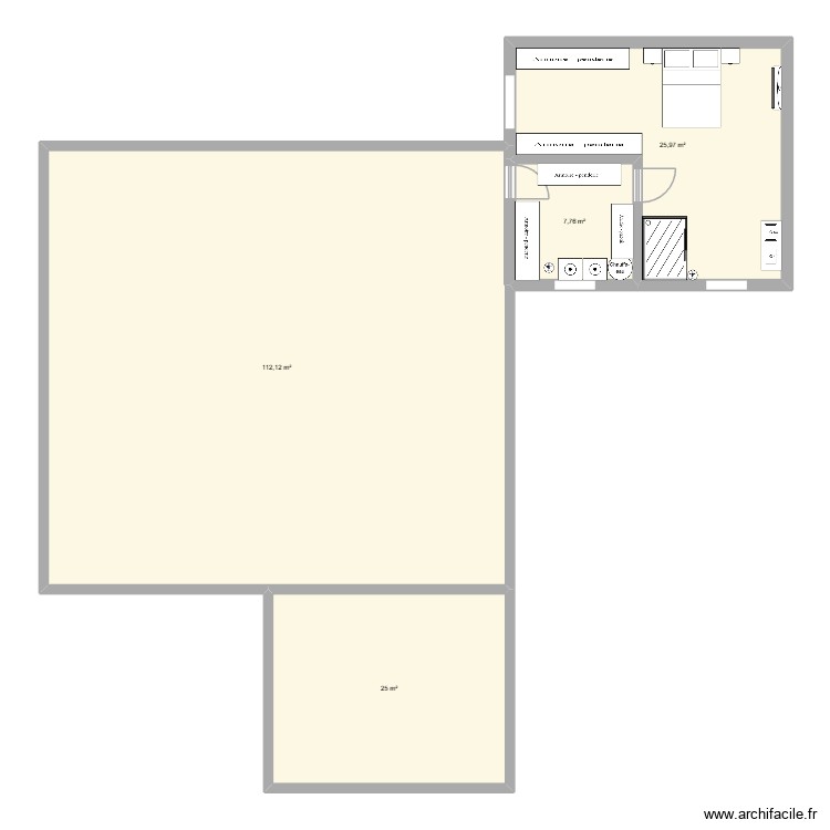 IDEE GUILLAUME EXTANSION. Plan de 0 pièce et 0 m2 IDEE GUILLAUME EXTANSION. Plan de 0 pièce et 0 m2