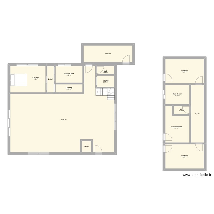 maison container 2. Plan de 15 pièces et 170 m2