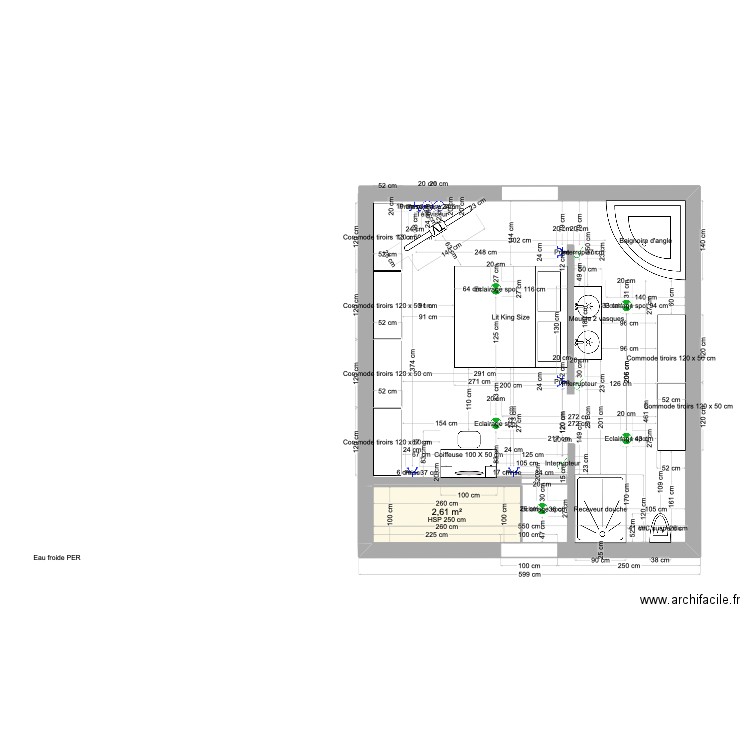 1er etage . Plan de 0 pièce et 0 m2