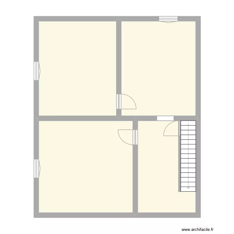 plan maison arthur 2. Plan de 4  et 81 m²