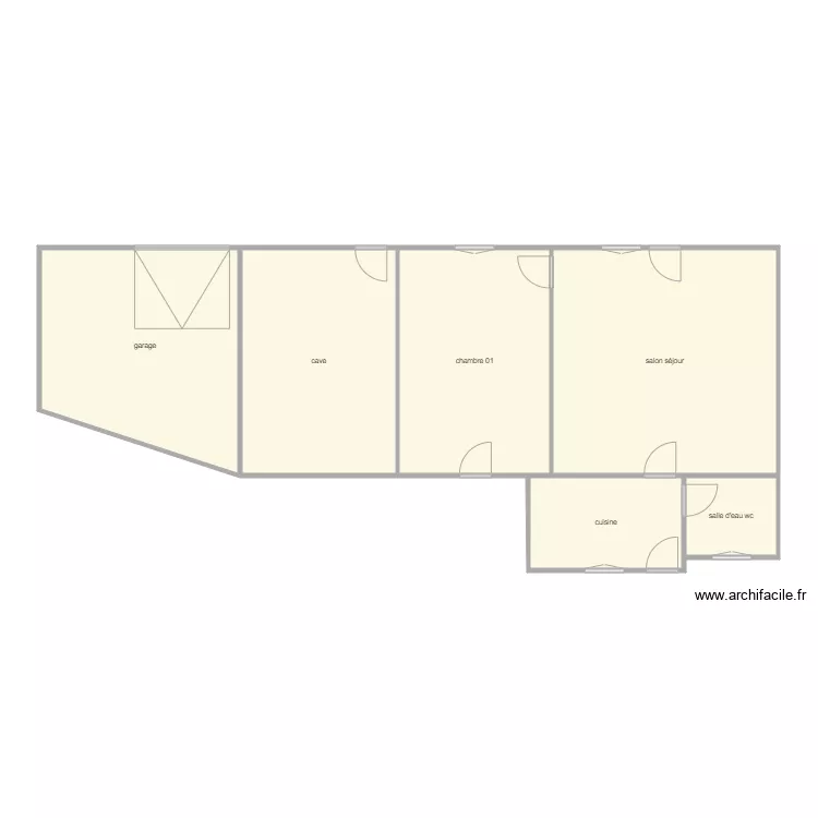 BAUJAULT / GIRAUD. Plan de 6  et 113 m²