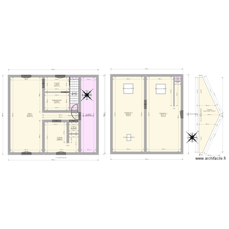 ML24006260 JARRAUD. Plan de 10 pièces et 131 m2