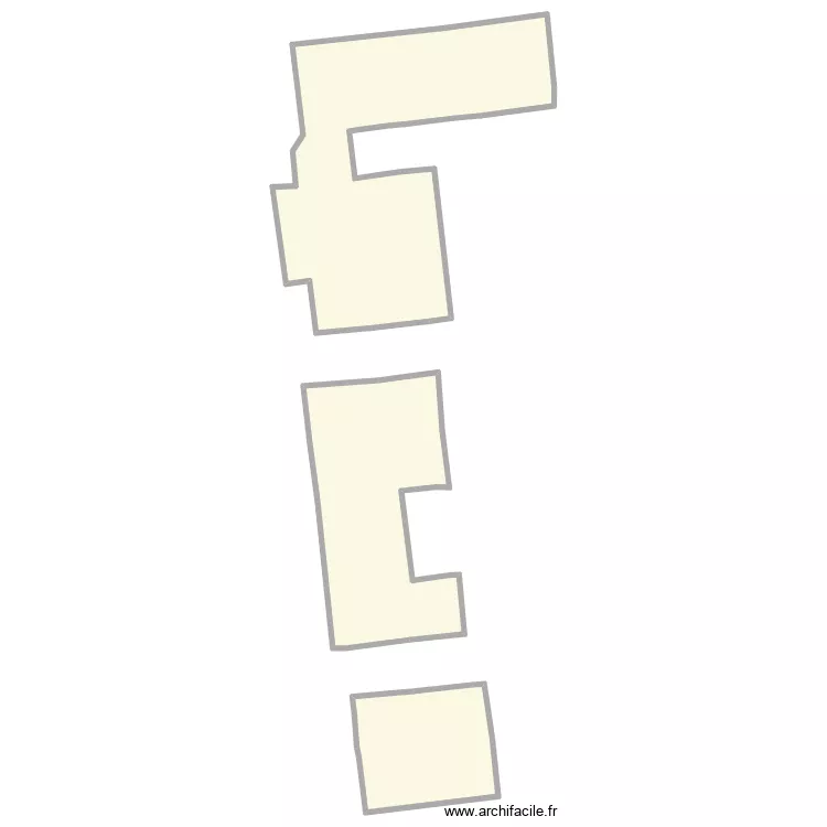 ILOT A SENTOLINES. Plan de 3  et 439 m²