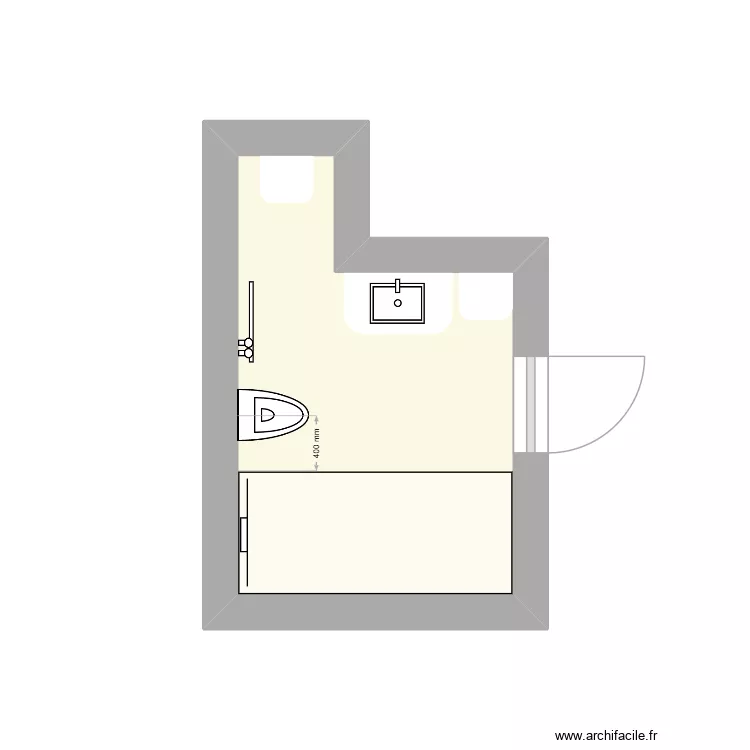 Projet Guigui. Plan de 1 et 5 m² Projet Guigui. Plan de 1 et 5 m²