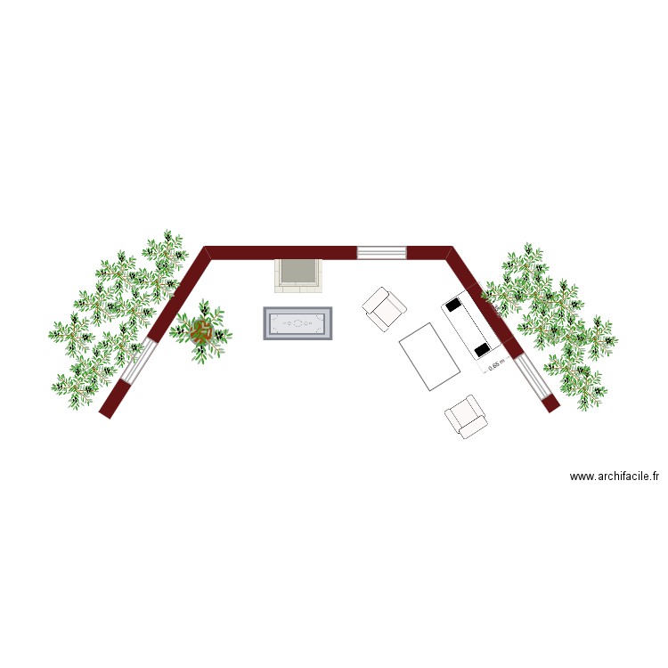 projet2 cret. Plan de 0 pièce et 0 m2