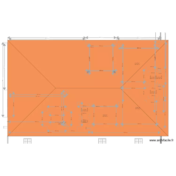 Essai plan. Plan de 10 pièces et 81 m² Essai plan. Plan de 10 pièces et 81 m²