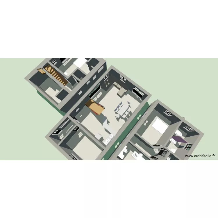 Queige 2. Plan de 13 et 190 m² Queige 2. Plan de 13 et 190 m²