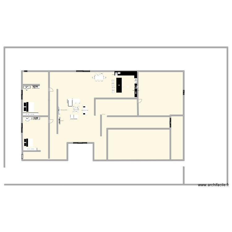 issa plan. Plan de 1 pièce et 653 m2