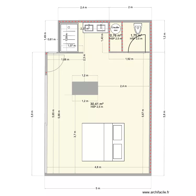 franco Espagne. Plan de 