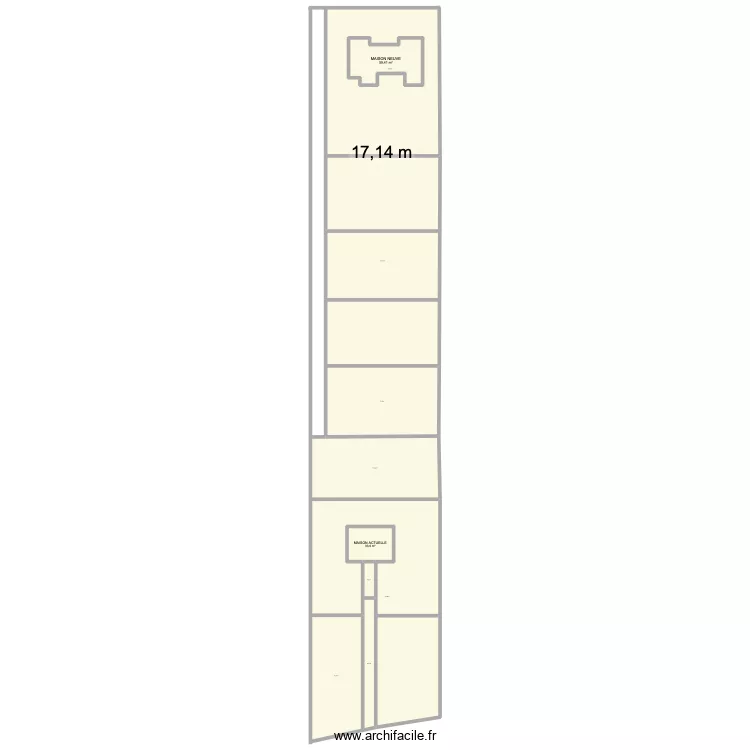 PLAN RTE ORLEANS. Plan de 10  et 1909 m²