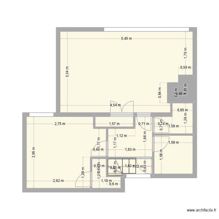 L2A - SEQUOIAS - LOG 43-44 - NIVEAU 1. Plan de 9 pièces et 36 m2