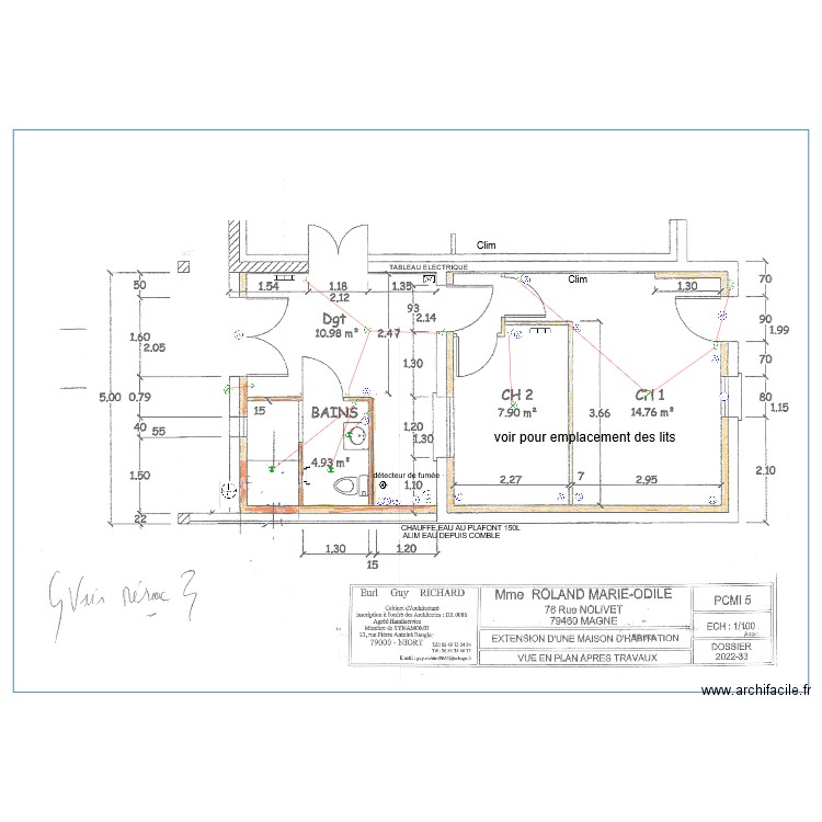 ROLAND. Plan de 0 pièce et 0 m2