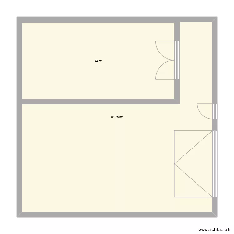 atelier. Plan de 2 Pièces et 132 m² atelier. Plan de 2 Pièces et 132 m²
