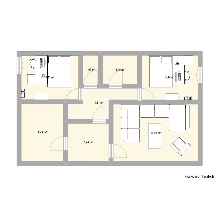 dlc. Plan de 0 pièce et 0 m2