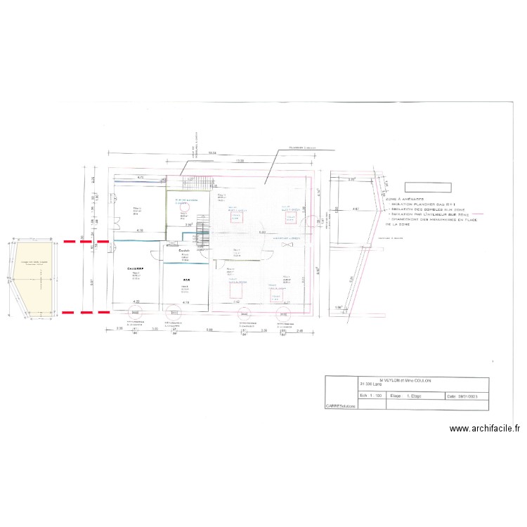 Coulon . Plan de 0 pièce et 0 m2