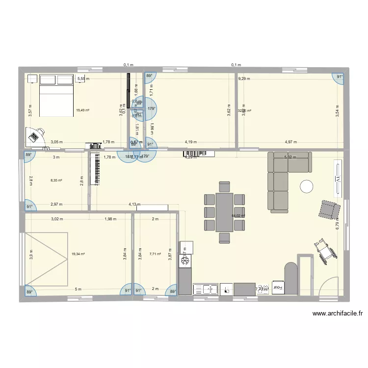 8 juillet 26. Plan de 6 et 152 m² 8 juillet 26. Plan de 6 et 152 m²