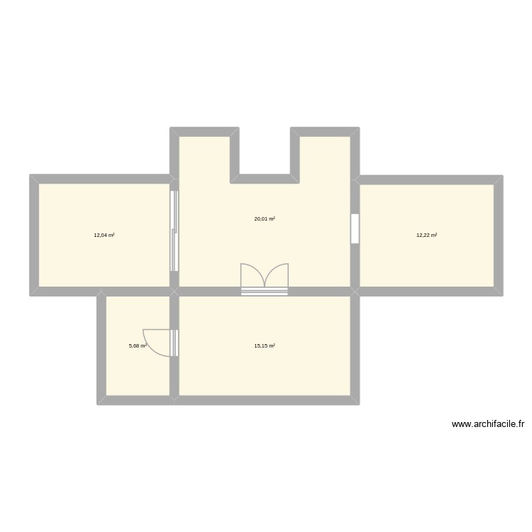 Plan En U Test. Plan de 0 pièce et 0 m2 Plan En U Test. Plan de 0 pièce et 0 m2