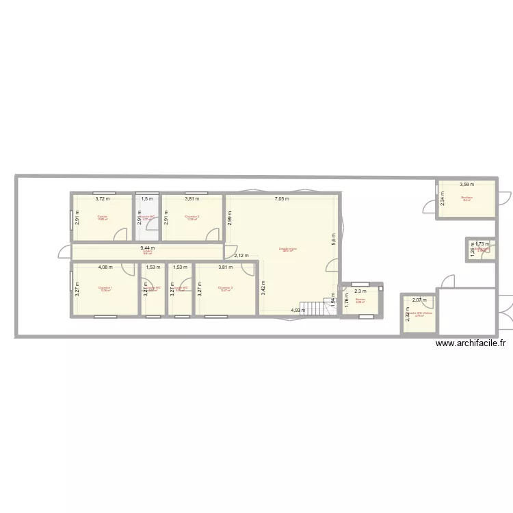 DTKP modèle 3 chambres. Plan de 13 et 136 m² DTKP modèle 3 chambres. Plan de 13 et 136 m²