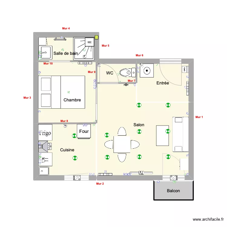 Appt Fred - Plan 1 - principal - 2023-12-23-16h58. Plan de Appt Fred - Plan 1 - principal - 2023-12-23-16h58. Plan de